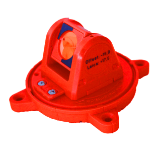 Mini Prisma 25,4 mm dreh- und schwenkbar RSMP390 rot