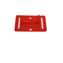 Meterrissmarke rot "Meterriss" mit Pinsel - RS20r