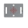 Vermessungsplakette mit Fadenkreuz grau  selbstklebend - RS71g