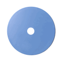 Alu-Gravurplatte für Vermarkungsnagel Blau ohne Gravur